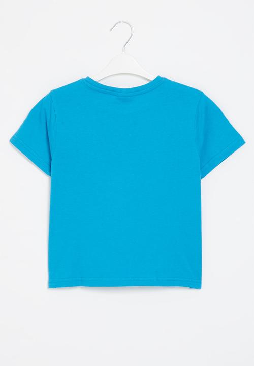 FILA - Mono rain crop top - blue