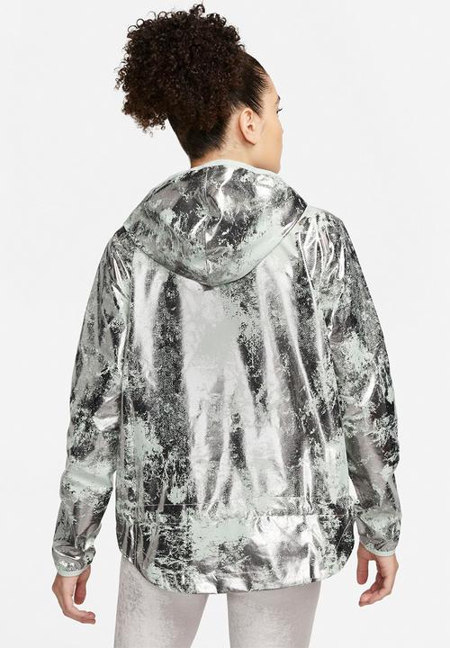 Nike - W nk air jacket pr - green & silver