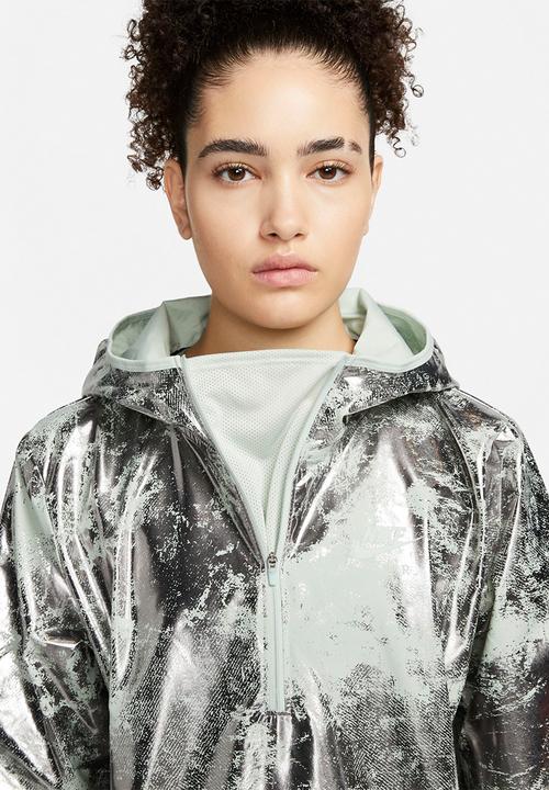Nike - W nk air jacket pr - green & silver