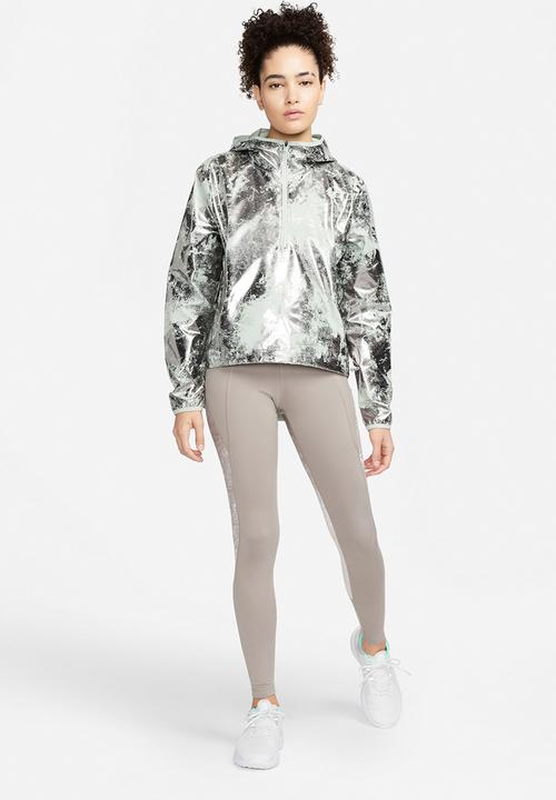 Nike - W nk air jacket pr - green & silver