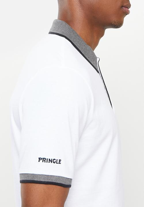 Pringle of Scotland - Core enzo sngle jersey  - white