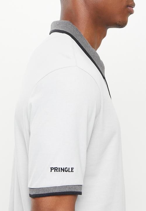 Pringle of Scotland - Core enzo sngle jersey  - stone