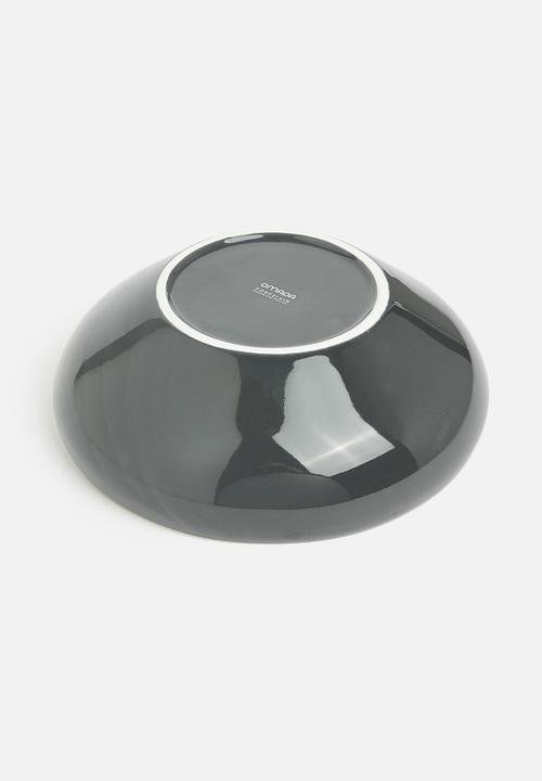 Omada - Irregular salad bowl - dark grey
