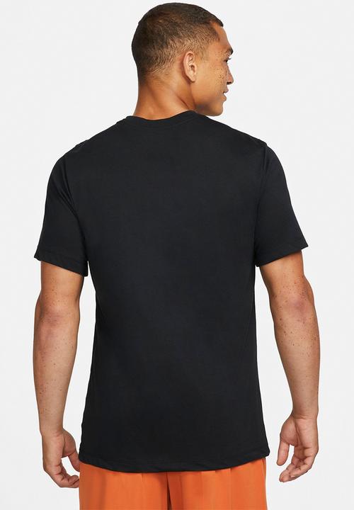 Nike -  Nike Dri-FIT Men's Training T-Shirt open hk - black