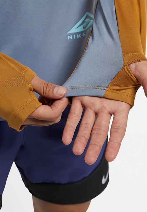 Nike -  Nike Dri-FIT Trail Men's 1/2-Zip Trail Running Top - multi 