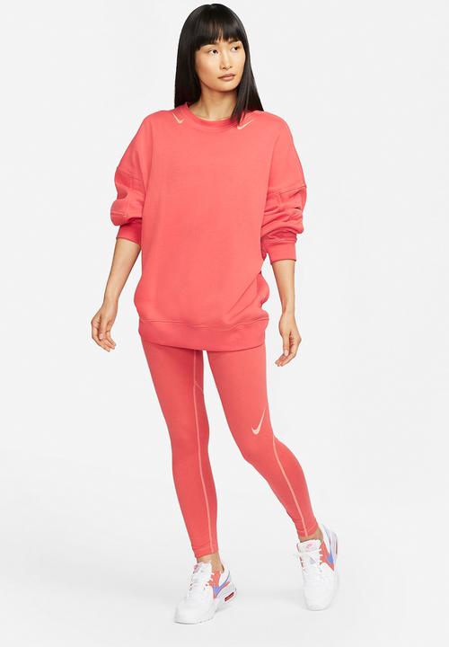 Nike - W nsw swsh gx high rise leggings - pink