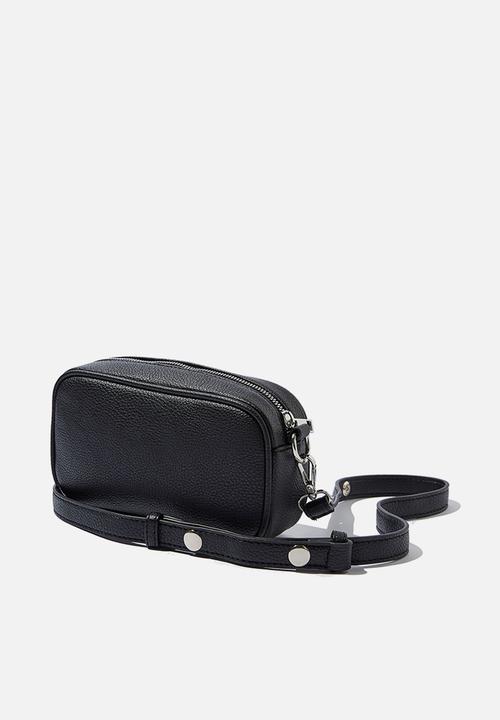 Rubi - Adjustable cross body bag - black