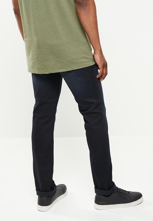 GUESS - Lanewood wash skinny jeans - black
