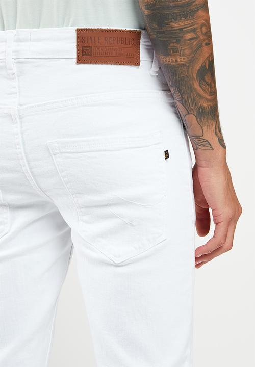 STYLE REPUBLIC - Noa supper skinny fit jeans - white