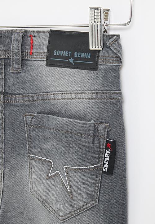 SOVIET - B florenzi boys skinny denim  - grey