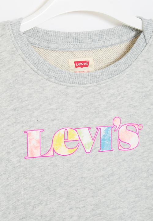 Levi’s® - Levi's graphic crew sweatshirt - light gray heather