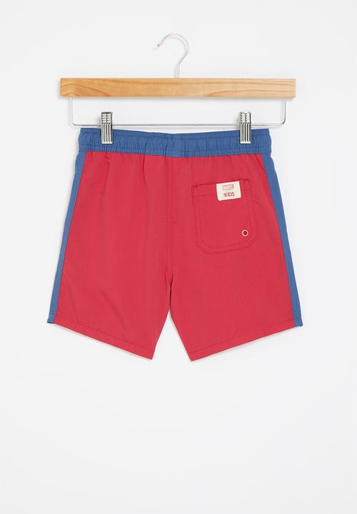 Cotton On - License marvel boardshort - lcn mar lucky red/spiderman