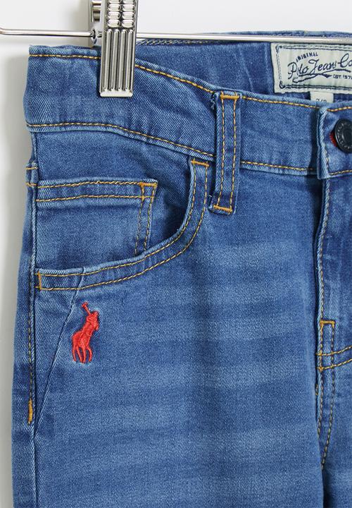 POLO - Boys pjc rowan slim fit jean - blue 