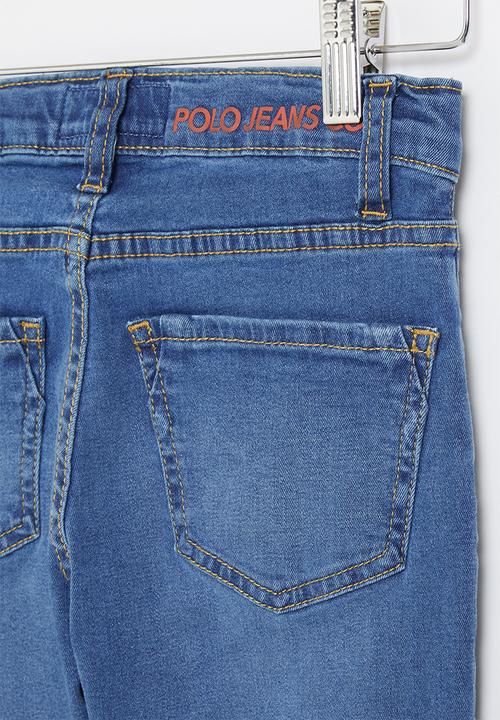 POLO - Boys pjc rowan slim fit jean - blue 