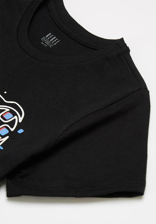 Rebel Republic - Boys graphic tee - black