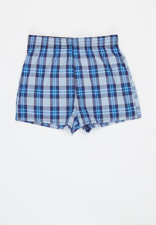 Superbalist Kids - Boys 2 pack boxers - blue & navy 