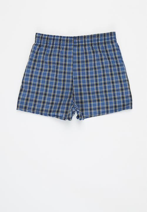 Superbalist Kids - Boys 2 pack boxers - blue & navy 