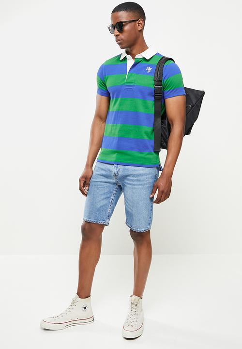 Aca Joe - Yd 88 rugby golfer - green/navy
