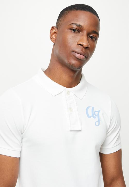 Aca Joe - Big hd logo golfer - white