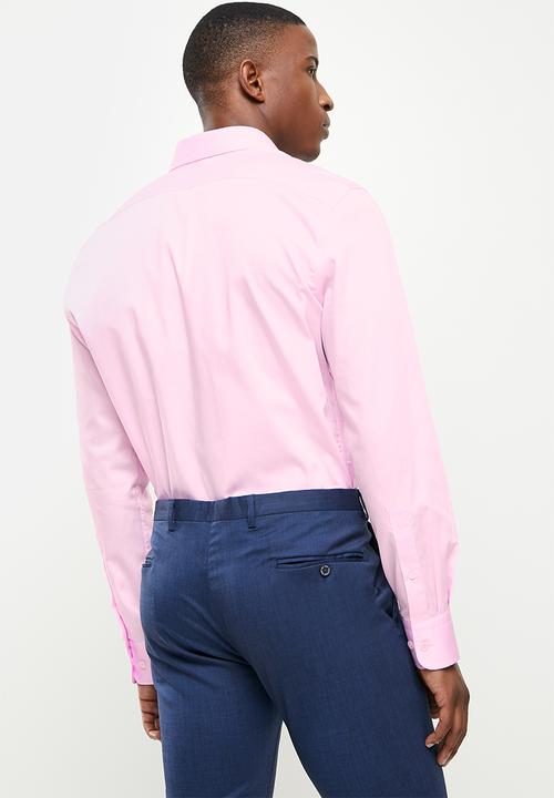 Pringle of Scotland - Core tailored long sleeve shirt - soft pink
