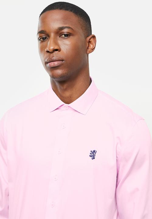 Pringle of Scotland - Core tailored long sleeve shirt - soft pink
