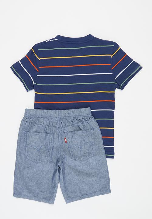 Levi’s® - Denim short set - estate blue