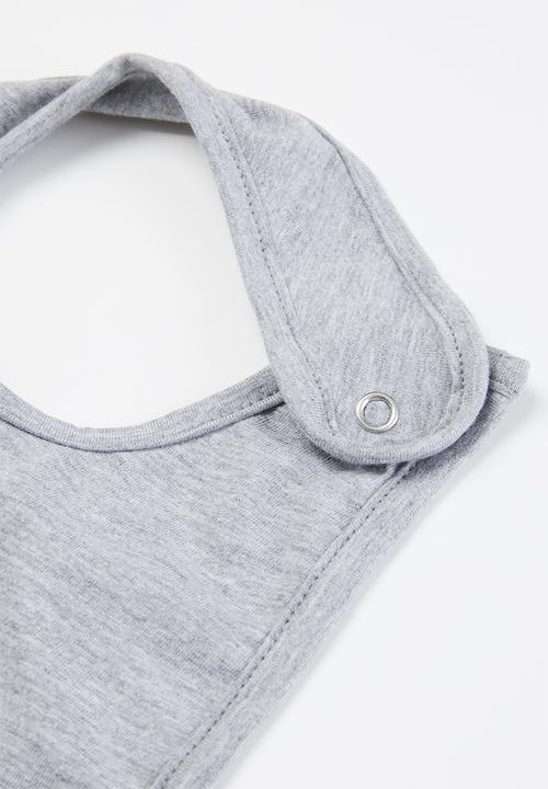 Sticky Fudge - Bib - grey