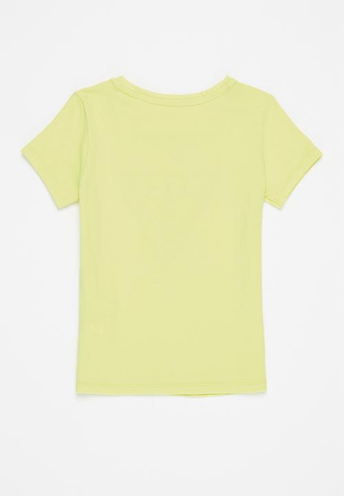 GUESS - Short sleeve tri tee - sunlight