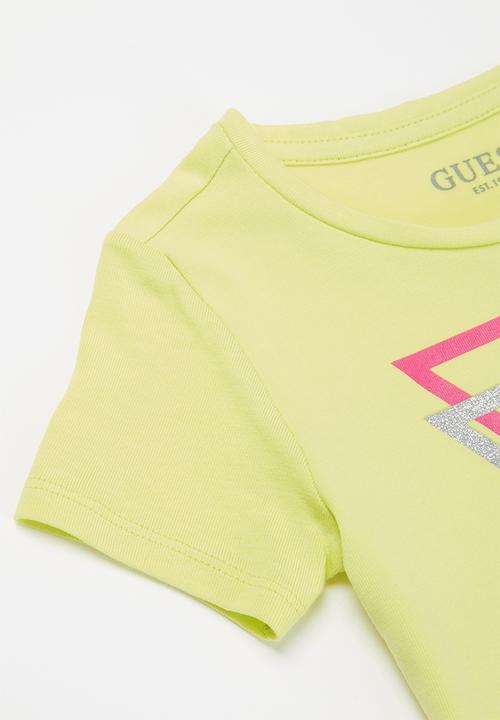 GUESS - Short sleeve tri tee - sunlight
