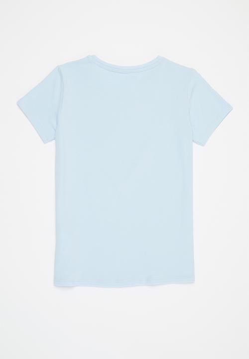 GUESS - Short sleeve tri tee - starlight blue