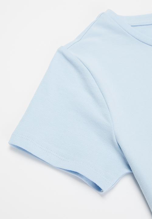 GUESS - Short sleeve tri tee - starlight blue