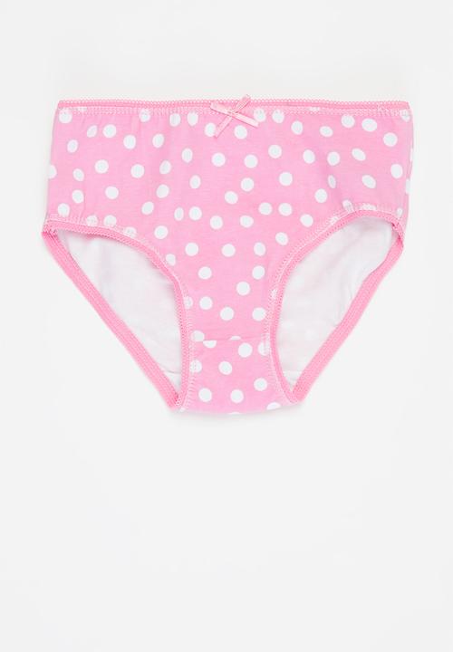 MINOTI - Girls 3pk cat knickers - multi
