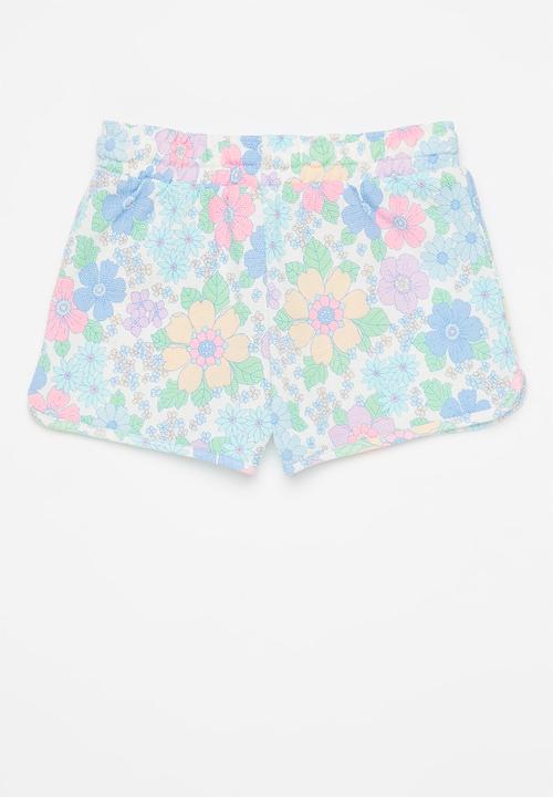 Cotton On - Nina knit short 2 pack multipack - bronte retro/tropical floral