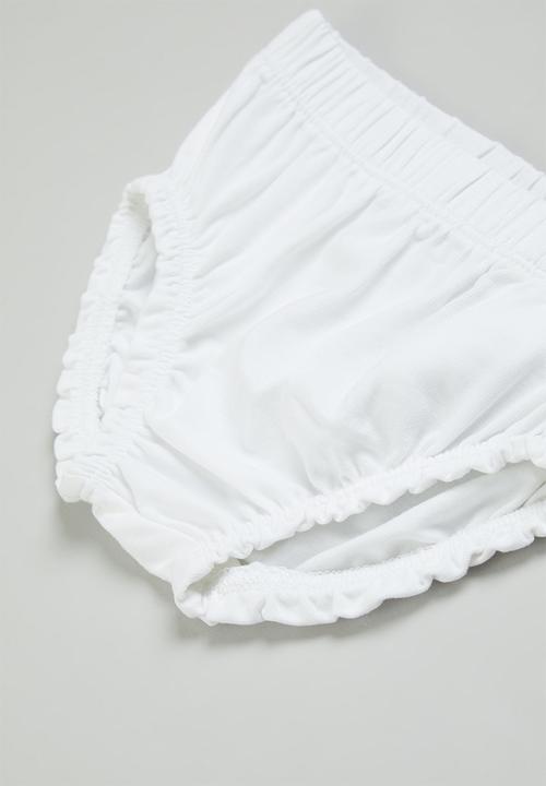 GUESS - Stretch jersey dress & pantie - white