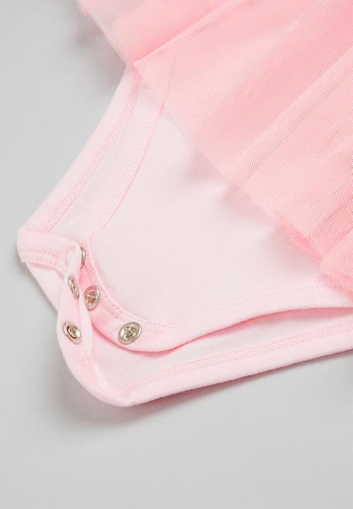 GUESS - Bodysuit dress & leggings - white & pink