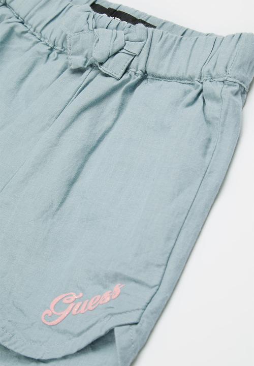 GUESS - Tee and shorts set - yellow & blue 