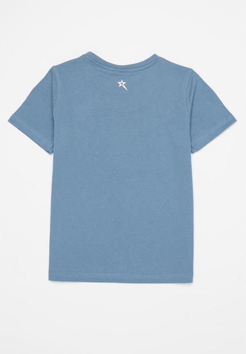 SOVIET - B floyd boys short sleeve logo tee - airforce