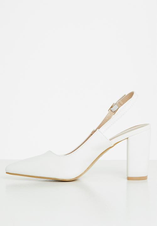 Superbalist - Candy block heel - white