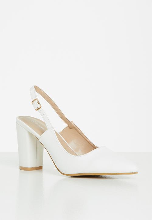 Superbalist - Candy block heel - white
