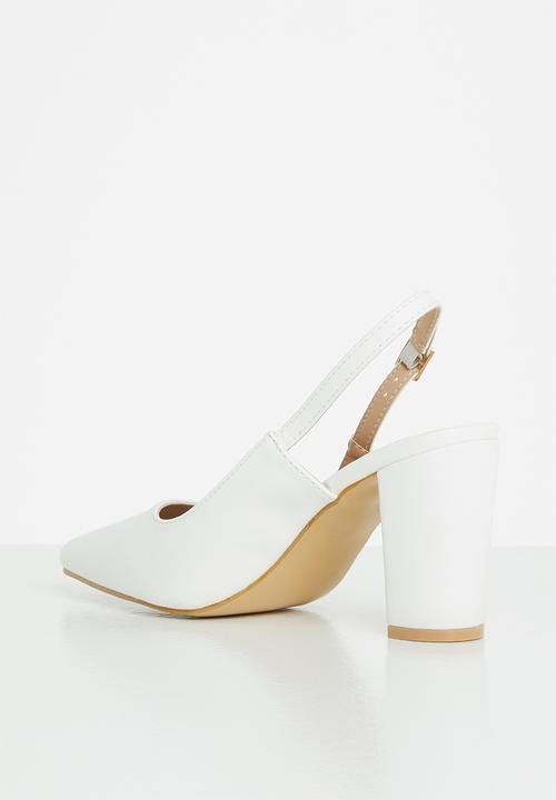 Superbalist - Candy block heel - white