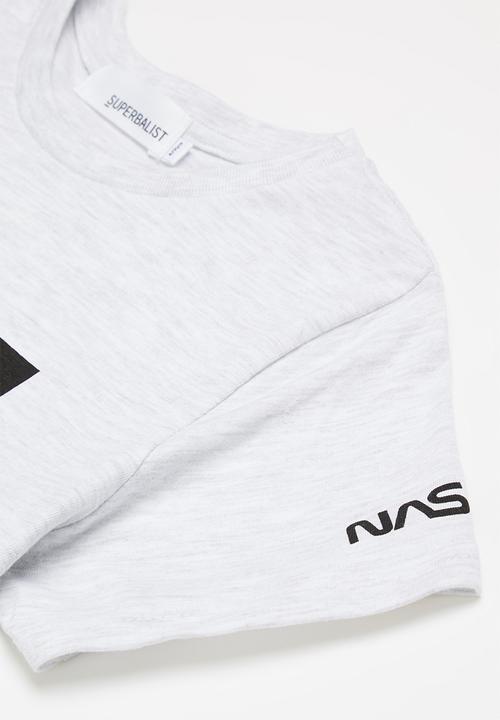 Superbalist - NASA graphic tee - ice melange
