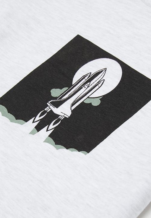 Superbalist - NASA graphic tee - ice melange