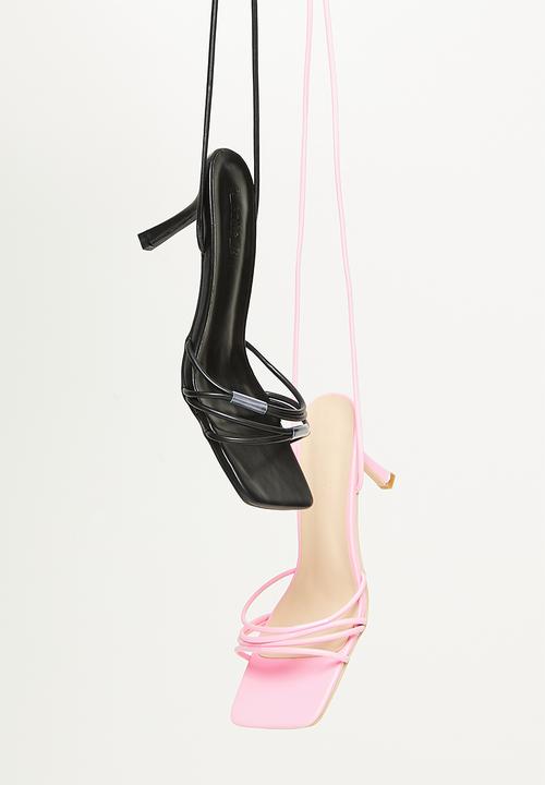 Z_Code_Z - Han strappy stiletto heel - black
