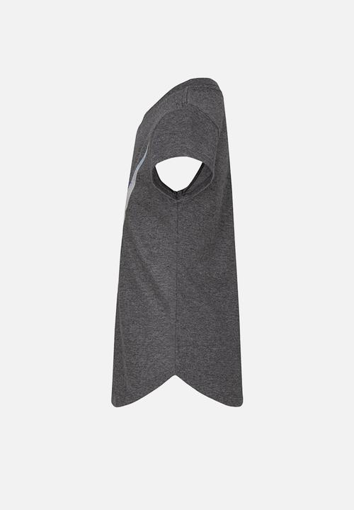Nike - Nkg swoosh rise print - charcoal heather