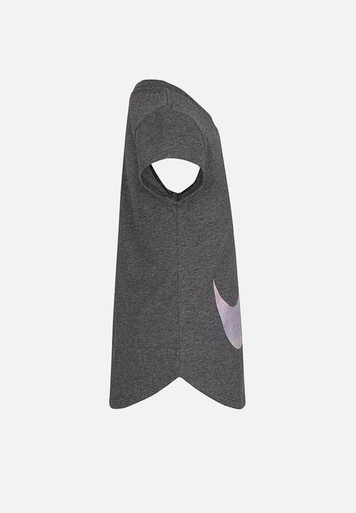 Nike - Nkg swoosh rise print - charcoal heather