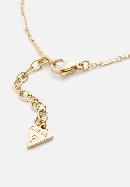 GUESS - L.a.triangle logo necklace - gold