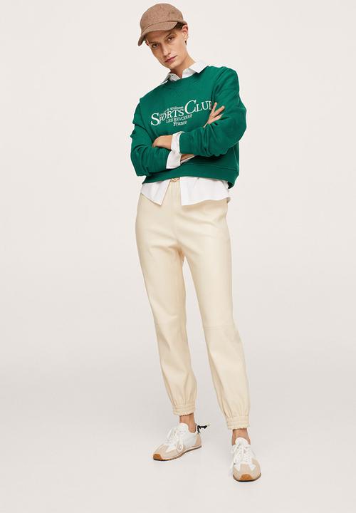MANGO - Sweatshirtpstsport - light pastel green