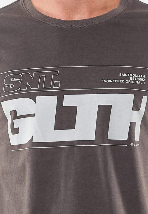St. Goliath - Alma short sleeve tee - charcoal