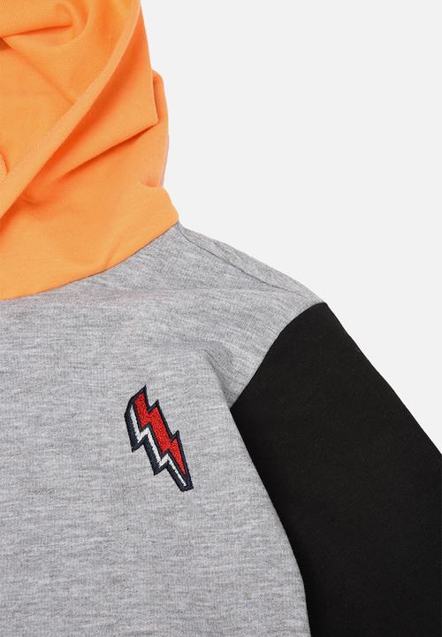 Trendyol - Lighting bolt hoodie - grey
