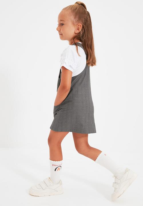 Trendyol - Pinafore dress - black